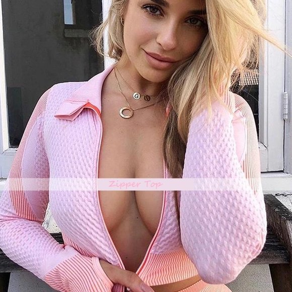 Fitness Fashion 3-pc Workout Outfit - Very elegant - new kind of fabric - Picture 11 of 12